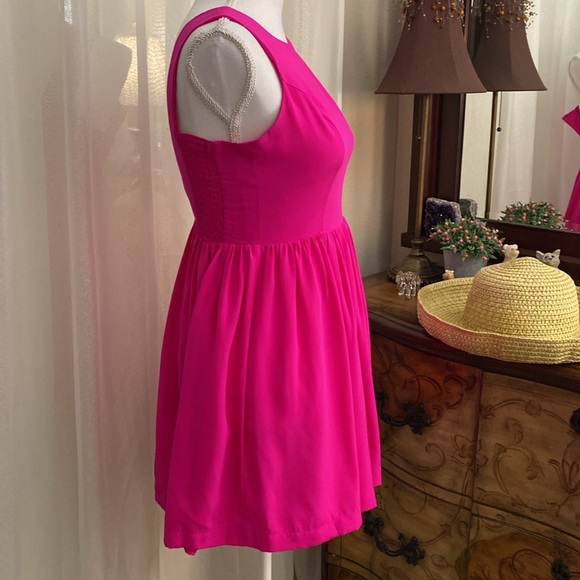 Amanda Uprichard Silk Pink Pleated Sundress - Picture 3 of 12